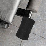 Foam Foot Pads Rollers Set- 4 Pcs Buffer Tube Cover Barbell Cushion Pad Foam Roller Exercise Equipment Gym Replacement Parts for Leg Extension Weight Bench