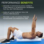 ProsourceFit Flex Foam Rollers for Muscle Massage, Physical Therapy, Core & Balance Exercises Stabilization