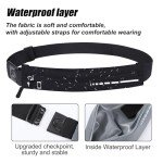 2 PCS Slim Running Belt Fanny Pack Running Phone Holder Runners Pouch Waist Pack for Workout Money Belt Running Gift Gear Accessories for Women Men Walking Hiking Cycling