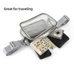 Didida Clear belt bag, See Through Fashion Waist Packs Unisex Transparent Fanny Packs for Women Men crossbody with Adjustable Strap for Workout Travel Running Cycling, Clear Bags for Stadium Approved