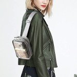 Didida Clear belt bag, See Through Fashion Waist Packs Unisex Transparent Fanny Packs for Women Men crossbody with Adjustable Strap for Workout Travel Running Cycling, Clear Bags for Stadium Approved