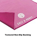 Salt & Honey Non-Slip Pilates Reformer Mat Towel (Pink)