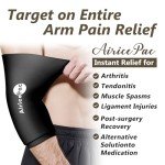AiricePac Elbow Ice Pack for Tendonitis and Ice Pack Wrap Sleeve for Tennis Elbow & Golfers Arm Ice Pack for Injuries Reusable Calf Cold Compression for Pain Relief