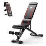 Adjustable Weight Bench for Home Gym with Headrest - Foldable Workout Bench Press, 800lb Capacity for Exercises Incline Flat Decline Sit-Ups