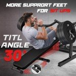 GOIMU Chest Press Machine, Weight Bench Press Machine with Independent Converging Arms, Adjustable Flat Incline Bench Press for Chest, AB Workout Home Gym Equipment