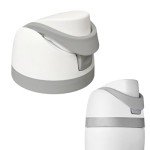 Replacement Lid for Owala Freesip, One Button Water Bottle Replacement Cap Compatible with Owala Cup 16oz 24oz 32oz 40oz, No Leakage Replacement Accessory for Owala Free Sip (Gray)