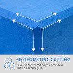 Yoga Block, Large Yoga Block 9x6x4 Inches, Sturdy Yoga Foam Blocks, High Density & Non Slip Surface for Yoga, Pilates & Stretching, Fitness Accessories for Stability & Balance (Blue)