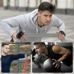 sunnex Gym Gloves for Women & Men - Fingerless Workout Gloves for Weightlifting, Lightweight Breathable Fitness Gloves for Sports and More