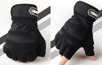 SUJAYU Workout Gloves, Gym Gloves for Men, Wrist Wraps Lifting Wrist Wraps Gloves for Working Out, Hand Out Gloves Fitness Gloves Full Palm Protection (Black, L)