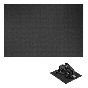Ellipse Machine Non-Slip Mat, Apply to Under Desk Elliptical Peddler While Sitting, Perfect for Electric Seated Foot Pedal Exerciser, Enhanced Stability & Floor Protection (Black)