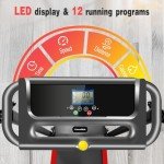 Folding Treadmill, 3.0 HP Foldable Portable Treadmills for Home Small Compact Treadmill 300 LBS Capacity with 12 Preset Programs LED Display Walking Running Treadmills for Office