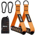 Cable Handles Gym Equipment, Heavy Duty Resistance Band Handles, Replacement Exercise Handles for Cable Machine, Pulley System, Strength Trainer, Pull Down Workout, Home Gym Cable Attachments