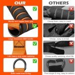 Cable Handles Gym Equipment, Heavy Duty Resistance Band Handles, Replacement Exercise Handles for Cable Machine, Pulley System, Strength Trainer, Pull Down Workout, Home Gym Cable Attachments