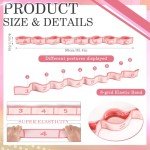 Sonwyoung Kids Stretch Bands Elastic Stretch Strap with 8 Loops Dance Exercise Training Resistance Bands for Children Ballet Dance Pilates Gymnastics Leg Exercise Yoga (Pink)