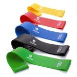 Resistance Bands for Working Out, Exercise Bands for Home Gym Fitness, Booty Bands for Men Women, Stretching Elastic Loop Bands for Workout, Set of 5