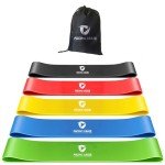 Resistance Bands for Working Out, Exercise Bands for Home Gym Fitness, Booty Bands for Men Women, Stretching Elastic Loop Bands for Workout, Set of 5