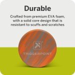 Foundation Roller - Premium EVA Foam Muscle Recovery and Flexibility Roller, Soft Compression for Injury Prevention, Travel-Friendly, Ideal for Athletes, Black/Grey, 12"