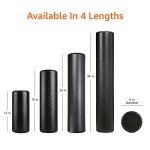 Amazon Basics High Density Foam Roller for Exercise and Recovery, 24 Inches, Blue Speckled