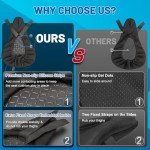 APECYC Bike Seat Cushion Gel Padded Bike Seat Cover for Men Women Extra Padding Soft Comfort Bicycle Seat Cushion for Peloton Bike, Stationary Exercise Bike, Mountain Bike, Road Bike, Ebike