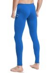 Willit Men's Active Yoga Leggings Pants Running Dance Tights with Pockets Cycling Workout Pants Quick Dry Brilliant Blue M