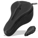 APECYC Bike Seat Cushion Gel Padded Bike Seat Cover for Men Women Extra Padding Soft Comfort Bicycle Seat Cushion for Peloton Bike, Stationary Exercise Bike, Mountain Bike, Road Bike, Ebike