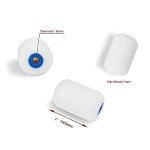 Mister Rui Foam Paint Roller 2 Inch with Roller Frame (Pack of 3), High Density Finest Finish Mini Foam Paint Roller 2 Inch Perfect for Home Decoration
