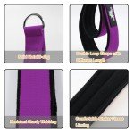 Lights Mountain 1 Pair Pilates Double Loop Straps for Reformer, Fitness D-Ring Straps Handle, Yoga Exercise Accessories for Home Gym Workout