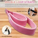 Pilates Double Loop Straps for Reformer Fitness D-Ring Straps,Yoga Exercise Accessories for Home Gym Workout,5 Pair