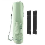 Yoga Mat Bag, Oxford Yoga Mat Storage Bag with Water Bottle Pocket and Bottom Wet Pocket, Exercise Yoga Mat Carrier Storage Bag