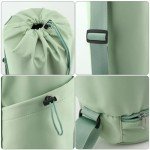 Yoga Mat Bag, Oxford Yoga Mat Storage Bag with Water Bottle Pocket and Bottom Wet Pocket, Exercise Yoga Mat Carrier Storage Bag