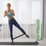 Yoga Mat Bag, Oxford Yoga Mat Storage Bag with Water Bottle Pocket and Bottom Wet Pocket, Exercise Yoga Mat Carrier Storage Bag