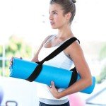 Teaaha 1 PCS Yoga Mat Straps for Carrying, Adjustable Yoga Mat Carrier Strap Easy-Cinch Yoga Mat Holder Sling for All Yoga Mat Sizes, Stretching Band for Pilates, Stretching and Fitness