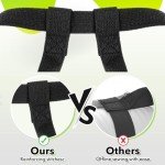 Teaaha 1 PCS Yoga Mat Straps for Carrying, Adjustable Yoga Mat Carrier Strap Easy-Cinch Yoga Mat Holder Sling for All Yoga Mat Sizes, Stretching Band for Pilates, Stretching and Fitness