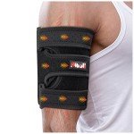 Hiball Triceps & Bicep Tendonitis Brace, Upper Arm Compression Sleeve for Women Men, Bicep Compression Sleeve & Wrap, Upper Arm Support Band for Pain Relief, Edema, Muscle Strains Tear Injury (Single)