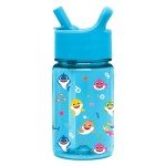 Simple Modern Baby Shark Kids Water Bottle Plastic BPA-Free Tritan Cup with Leak Proof Straw Lid | Reusable and Durable for Toddlers, Girls and Boys | Summit Collection | 12oz, Friends