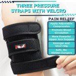 Hiball Triceps & Bicep Tendonitis Brace, Upper Arm Compression Sleeve for Women Men, Bicep Compression Sleeve & Wrap, Upper Arm Support Band for Pain Relief, Edema, Muscle Strains Tear Injury (Single)