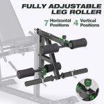 Eisenlink Leg Extension and Curl Machine, Fit for Both 1'' and 2'' Weight Plates, Leg Developer for Strength Training, Home Gym Bench for Full Body Workouts