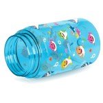 Simple Modern Baby Shark Kids Water Bottle Plastic BPA-Free Tritan Cup with Leak Proof Straw Lid | Reusable and Durable for Toddlers, Girls and Boys | Summit Collection | 12oz, Friends