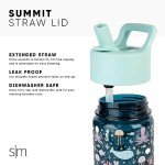 Simple Modern Baby Shark Kids Water Bottle Plastic BPA-Free Tritan Cup with Leak Proof Straw Lid | Reusable and Durable for Toddlers, Girls and Boys | Summit Collection | 12oz, Friends