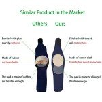 Arch Support Elastic Bandage, 2pcs Orthotic Insole Sleeves Metatarsal Pad Compression Brace Wraps, Plantar Fasciitis Flatfoot Heel Spurs Arch Pain Relief No-Slip Foot Pad