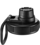 Lid for Hydro Flask Wide Mouth, Lids for Hydro Flask 1216 20 24 32 40 OZ Wide Mouth, Chug Lid Replacement Sport Cap for HydroFlask Wide Mouth Water Bottle, Top Accessories (Black)