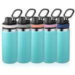 Lid for Hydro Flask Wide Mouth, Lids for Hydro Flask 1216 20 24 32 40 OZ Wide Mouth, Chug Lid Replacement Sport Cap for HydroFlask Wide Mouth Water Bottle, Top Accessories (Black)