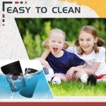 Relaxgiant 2 Pcs Kids Knee Brace Sleeve, Youth Knee Compression Sleeve for Children Knee Support Child Knee Pads for Boys Girls Basketball Volleyball Sports Gymnastics, Black