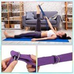 Junkin 12 Pcs Yoga Blocks with Strap Set, 9'' x 6'' x 3'' EVA Foam Yoga Blocks 72 Inch Stretching Yoga Strap Adjustable Yoga Belt Exercise Stretch Bands with D Ring Buckle for Workout Fitness Dance