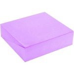 DEAYOU 2 Pack Yoga Foam Wedge, 13" EVA Foam Wedge Block for Exercise, Wrist Back Support (Purple)