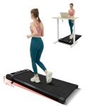 Walking Pad Treadmill with Incline Under Desk Treadmill 2.5 HP Portable Walking Pad 2 in 1 for Walking and Jogging, Under Desk Treadmill for Home Office with Remote Control.