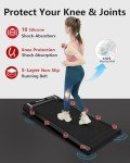 Walking Pad Treadmill with Incline Under Desk Treadmill 2.5 HP Portable Walking Pad 2 in 1 for Walking and Jogging, Under Desk Treadmill for Home Office with Remote Control.