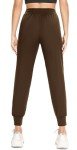 FULLSOFT Sweatpants for Women-Womens Joggers with Pockets Yoga Pants Leggings for Cycling Lounge Workout Running(Mocha Brown,Medium)