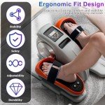 4 PCS Universal Pedal Straps for Elliptical Exerciser Machine, Suitable for Under Desk Leg Exercise Pedal, Enhances Stability, Safety & Workout Efficiency, Ideal for Seniors Fitness & Home Sports