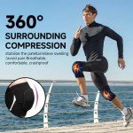 HISFFOG Volleyball Knee Pads for Women, Men, Youth, Girls, Kids, Knee Brace for Volleyball Basketball Football Dance Yoga Tennis Running Cycling Workout Climbing Wrestling
